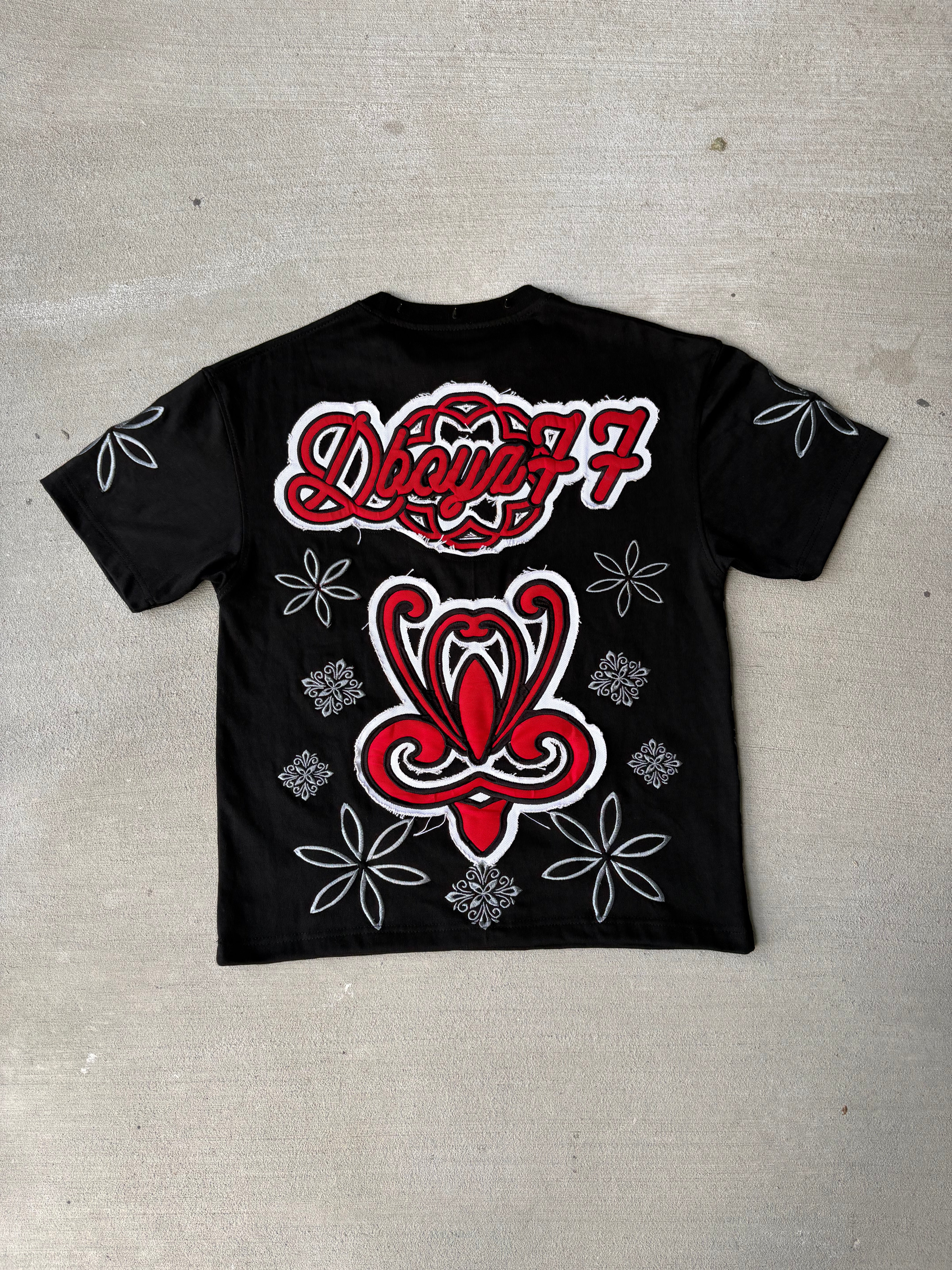 Dboyz77 Embroidered Spike Tee
