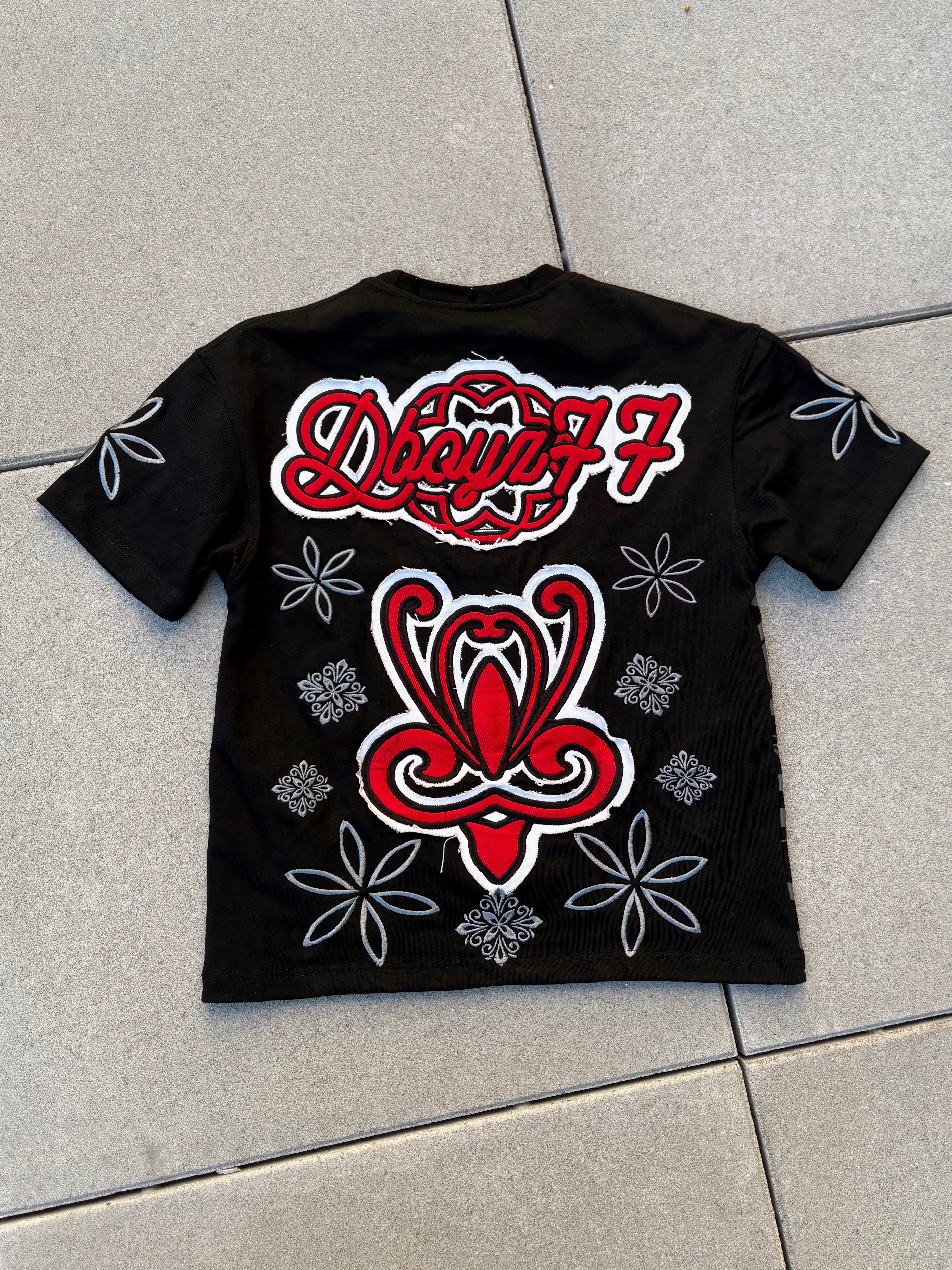 Dboyz77 Embroidered Spike Tee