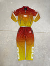 `Lava Lush' Half-Zip Nylon Wind Breaker Set