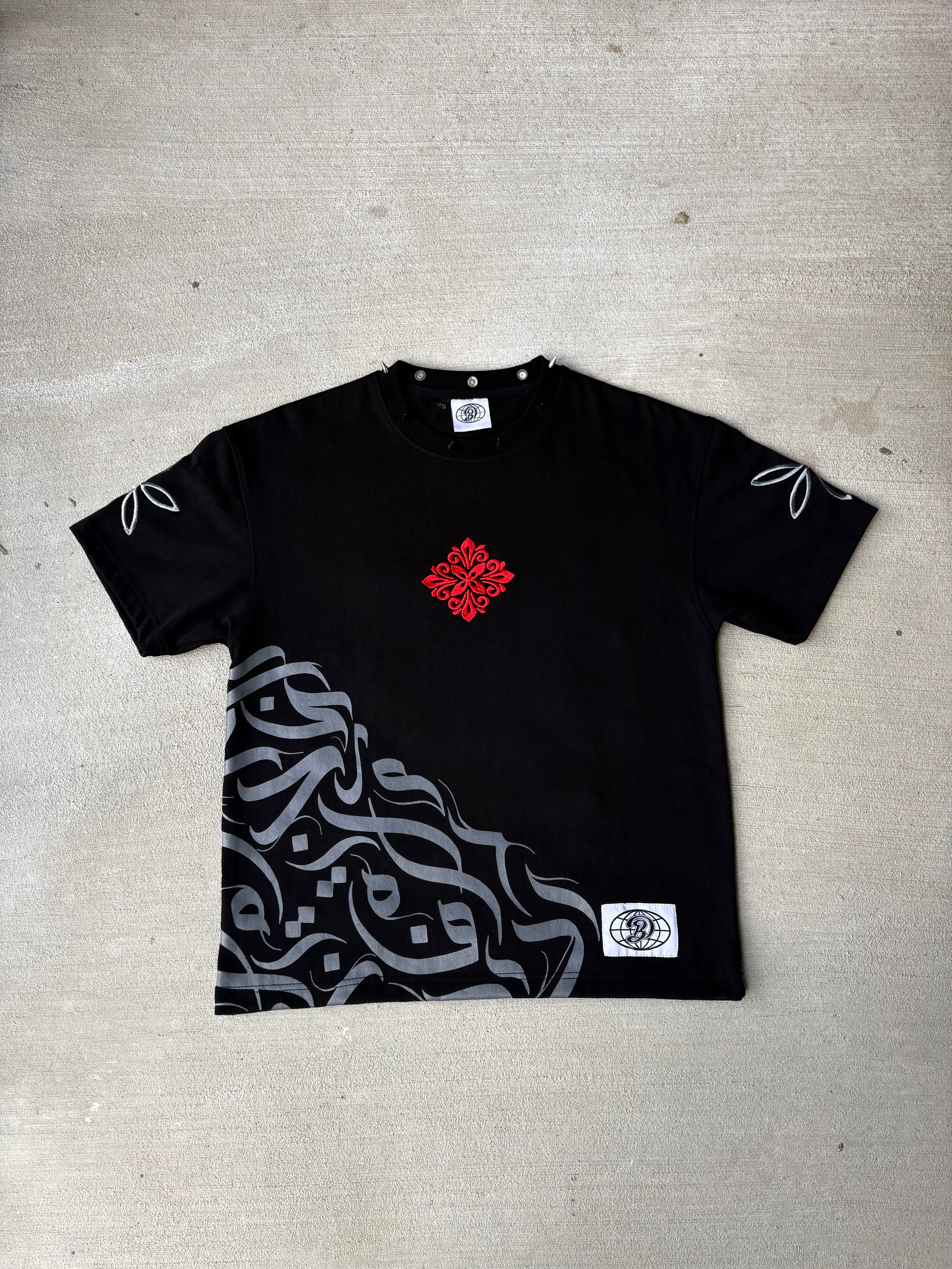 Dboyz77 Embroidered Spike Tee