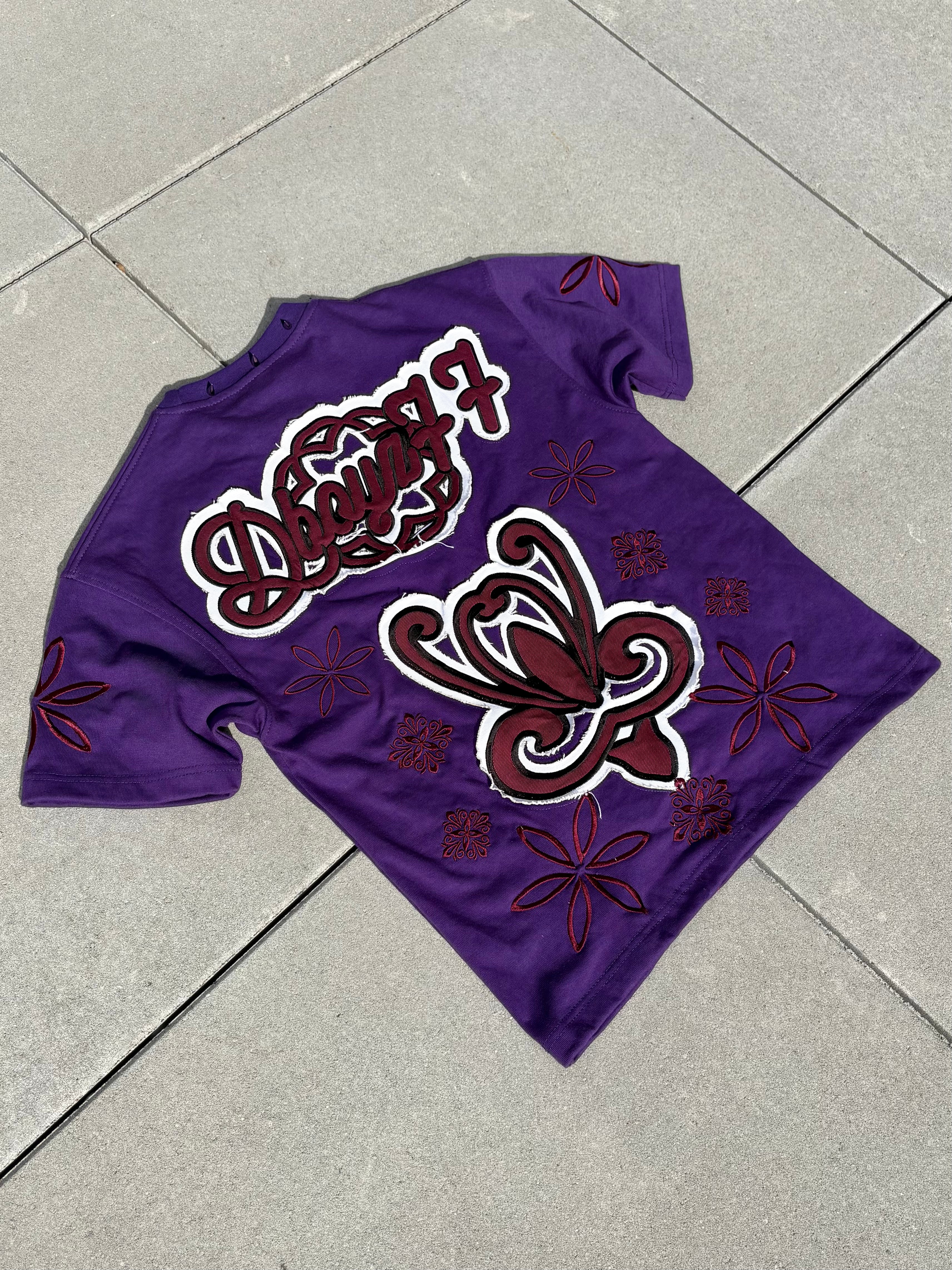 Dboyz77 Embroidered Spike Tee